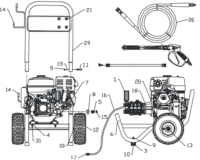 coleman po0923001 replacement parts